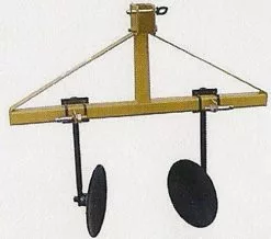 King Kutter 3 Point Hitch Disc Bedder, Yellow - DB-YK - Disc Blades
