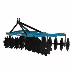 King Kutter 6 1/2' Angle Frame Disc Harrow, Blue - 16-20-G-SB-C-BK - Disc Blades