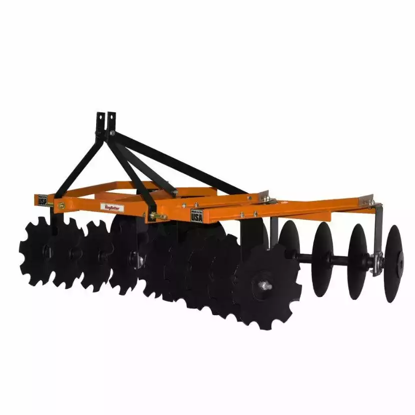 King Kutter 6 1/2' Angle Frame Disc Harrow, Orange - 16-20-G-SB-C-OK - Disc Blades 1 King Kutter 6 1/2' Angle Frame Disc Harrow, Orange - 16-20-G-SB-C-OK - Disc Blades
