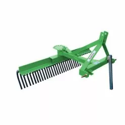 King Kutter 5' Yard Rake with Square Tubing, Green - TYR-60-JK - Rakes