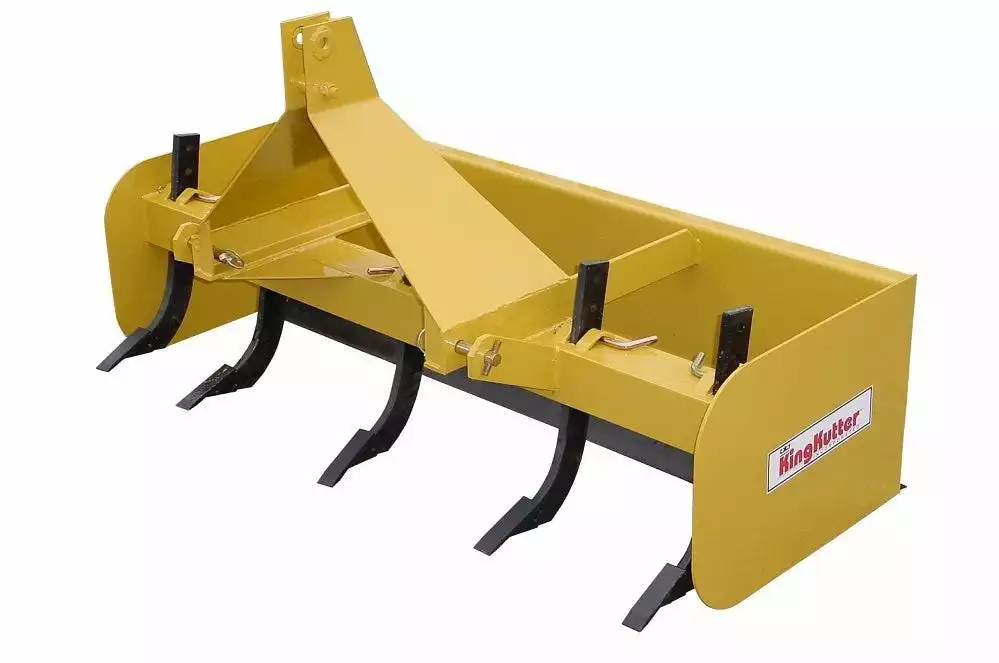 King Kutter 5' Box Blade with 5 Shanks, Yellow - BB-60-Y - Box Blades 2 King Kutter 5' Box Blade with 5 Shanks, Yellow - BB-60-Y - Box Blades - Image 2