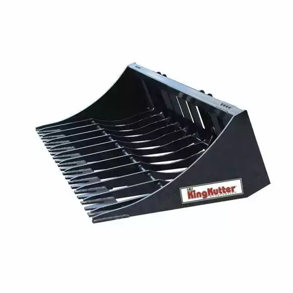 King Kutter 68" Skid Steer Rock Bucket - SS-RK-BU-68-ZK - Buckets