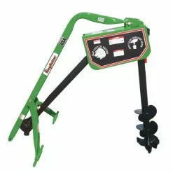 King Kutter 9" Post Hole Digger with Auger, Green - PHD-09-SC-JK - Disc Blades