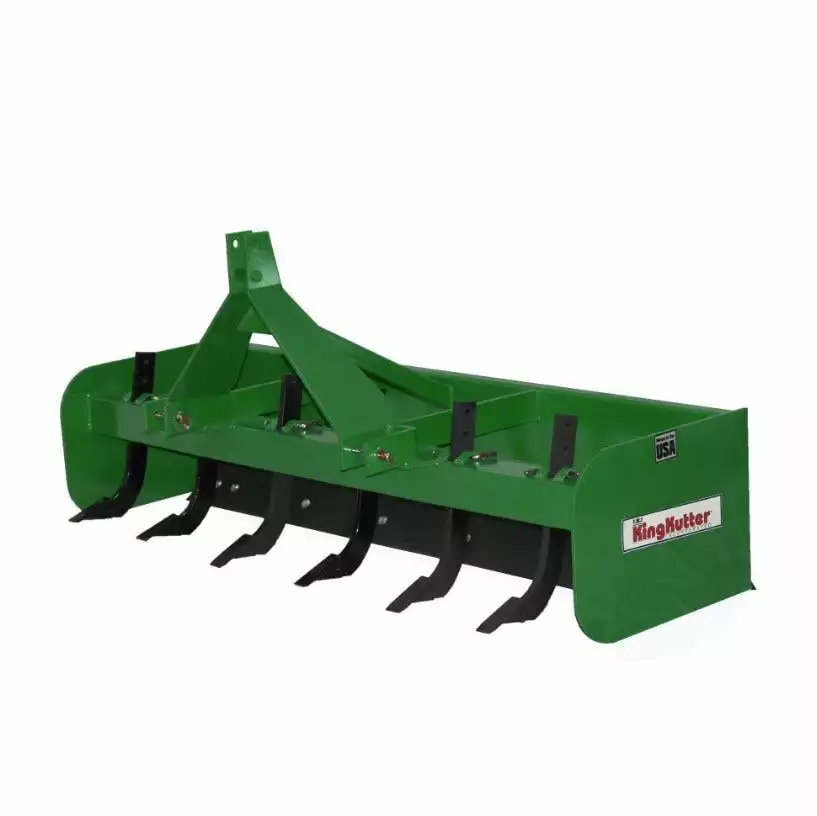 King Kutter 6' Professional Hinged Box Blade, Green - H-BB-72-JK - Box Blades 1 King Kutter 6' Professional Hinged Box Blade, Green - H-BB-72-JK - Box Blades