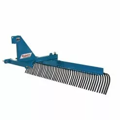 King Kutter 8' Professional Landscape Rake, Blue - YR-G-96-BP - Accessories