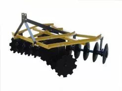 King Kutter 6 1/2' Angle Frame Disc Harrow, Yellow - 16-20-G-SB-C - Disc Blades