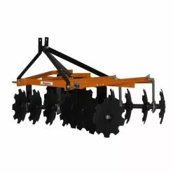 King Kutter 5.5' 16-16" Angle Frame Notched Blade Disc, Orange - 16-16-G-SB-N-OK - Box Blades