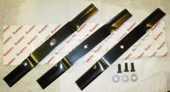 King Kutter 4 Foot Finish Mower Blade Set 3 Blades 502316 - Parts & Repair