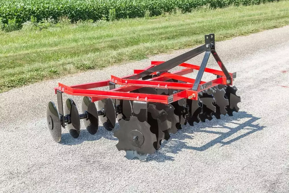 King Kutter 6 1/2' Angle Frame Disc Harrow, Red - 16-20-G-SB-C-RR - Disc Blades 1 King Kutter 6 1/2' Angle Frame Disc Harrow, Red - 16-20-G-SB-C-RR - Disc Blades