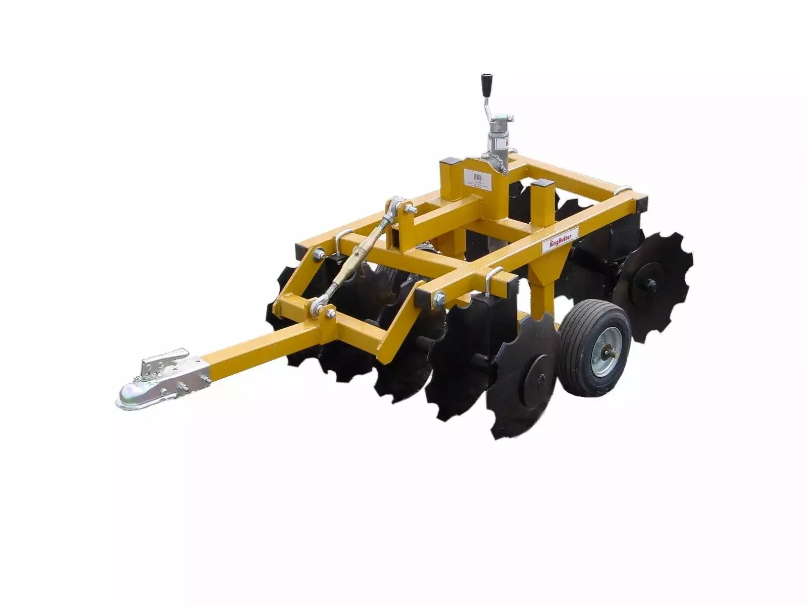 King Kutter Compact Disc ATV Notched Blades, Yellow - 14-10-CD-Y - Disc Blades 2 King Kutter Compact Disc ATV Notched Blades, Yellow - 14-10-CD-Y - Disc Blades - Image 2