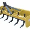 King Kutter 5.5' Box Blade with 6 Shanks, Yellow - BB-66 - Box Blades