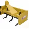 King Kutter 4' Box Blade with 4 Shanks, Yellow - BB-48 - Box Blades