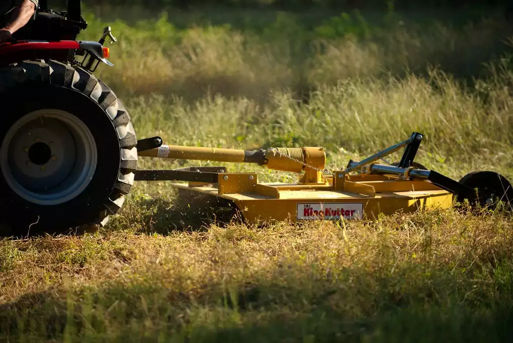 King Kutter 5' Rotary Pull Kutter with 40 HP Gearbox, Yellow - P-60-40-P-Y - Rotary Mower Parts 2 King Kutter 5' Rotary Pull Kutter with 40 HP Gearbox, Yellow - P-60-40-P-Y - Rotary Mower Parts - Image 2