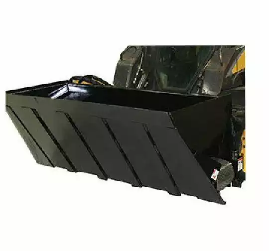 King Kutter 72" Skid Steer Heavy Duty Side Flow Bucket - SS-HD-SF-BU-72-ZK - Buckets