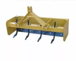 King Kutter 8' Professional Box Blade with 7 Shanks, Yellow - BB-G-96 - Box Blades