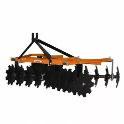 King Kutter 6.5' 20-16" Angle Frame Notched Blade Disc, Orange - 16-20-G-SB-N-OK - Disc Blades