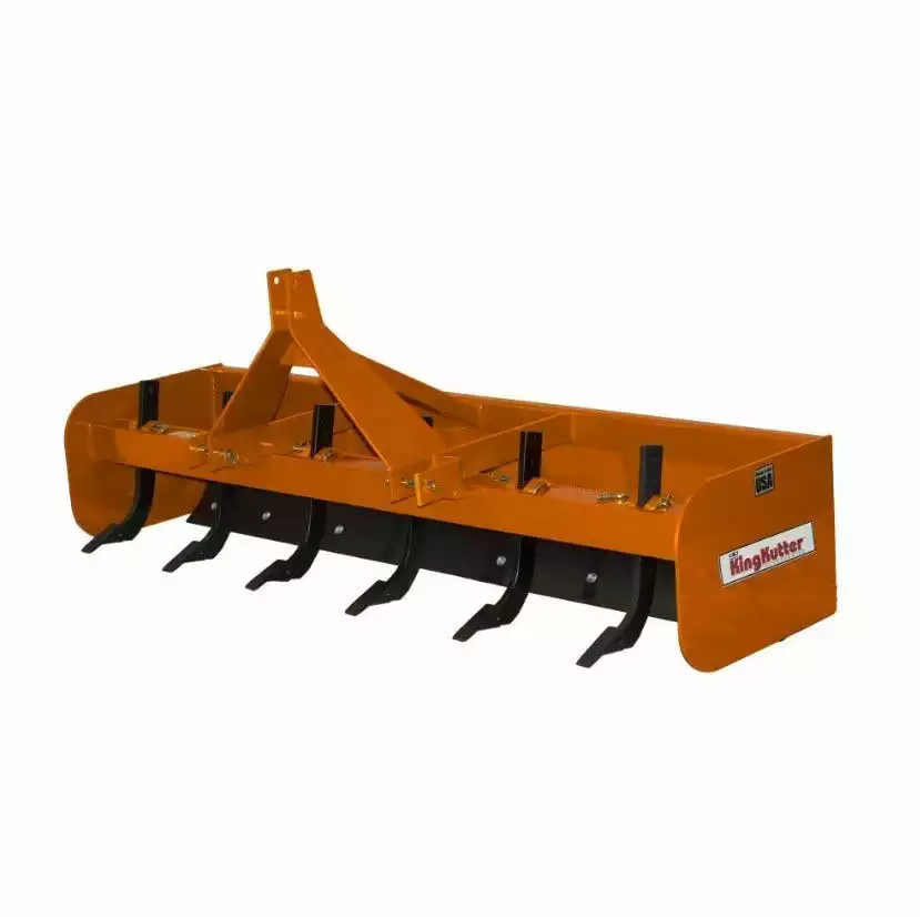 King Kutter 7' Professional Hinged Box Blade, Orange - H-BB-84-OK - Box Blades 1 King Kutter 7' Professional Hinged Box Blade, Orange - H-BB-84-OK - Box Blades